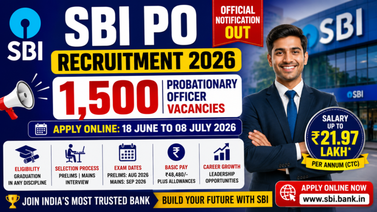 SBI PO Recruitment 2026