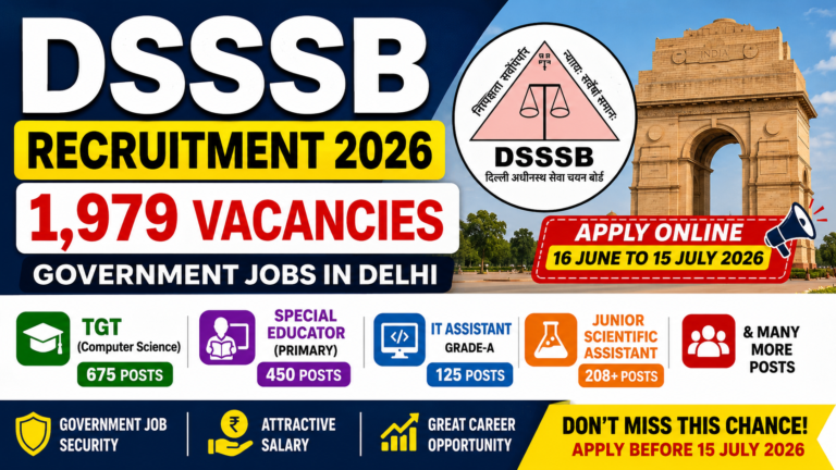 DSSSB Notification