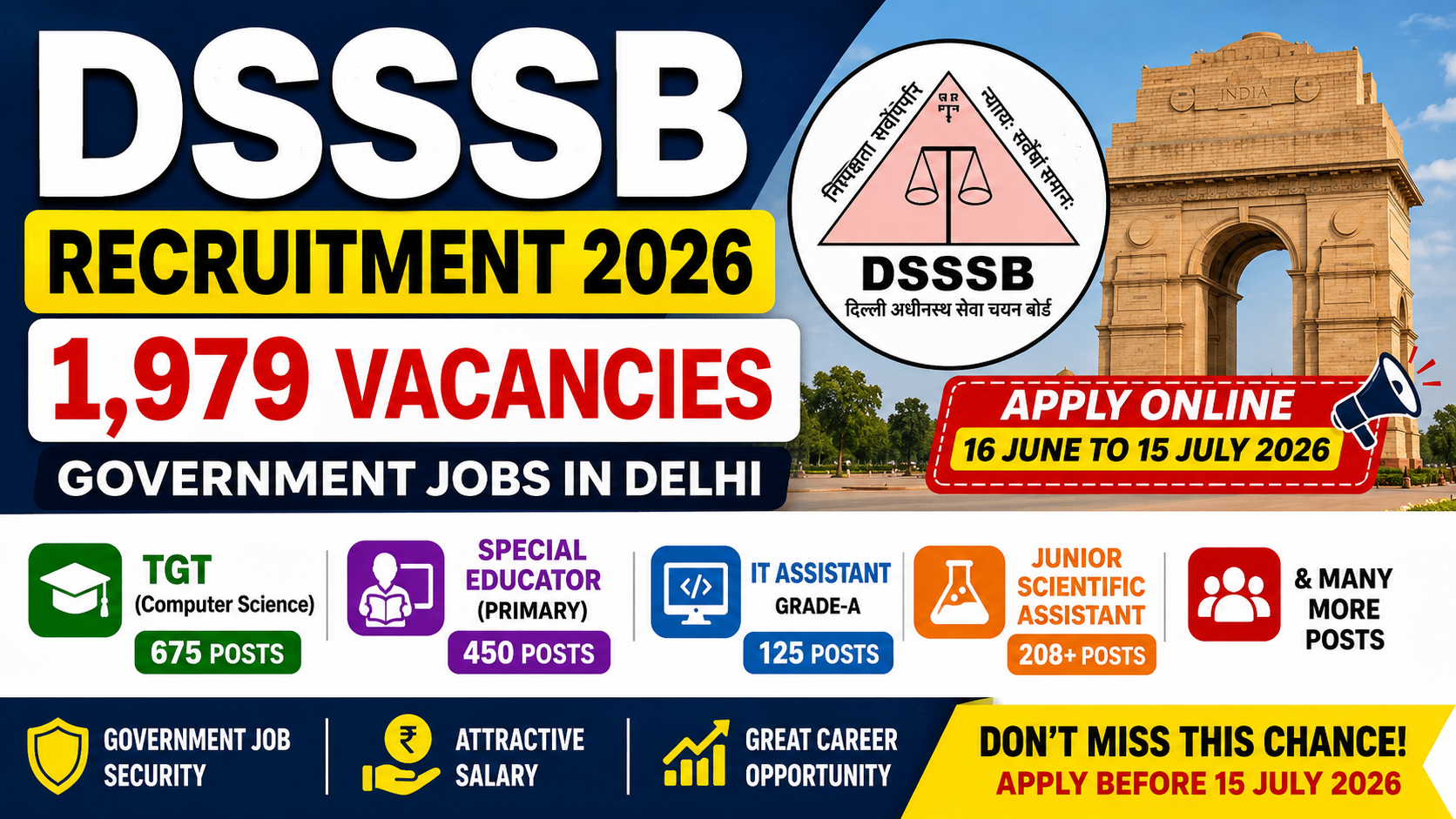 DSSSB Notification