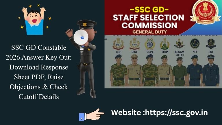 SSC GD Constable Answer Key 2026