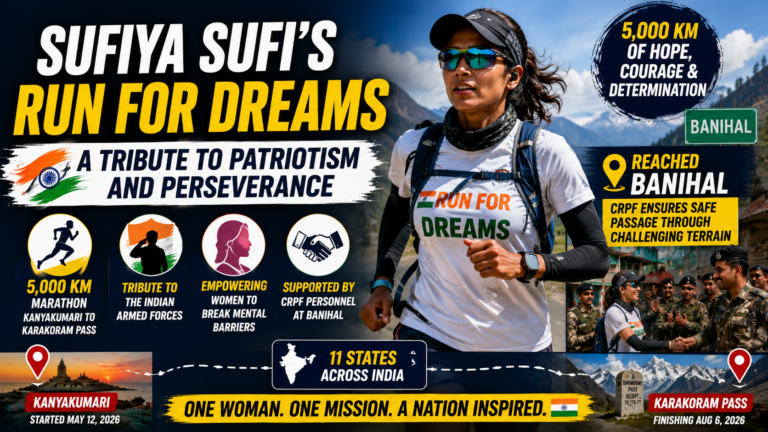 Sufiya Sufi's 5,000-km 'Run for Dreams' Inspires India