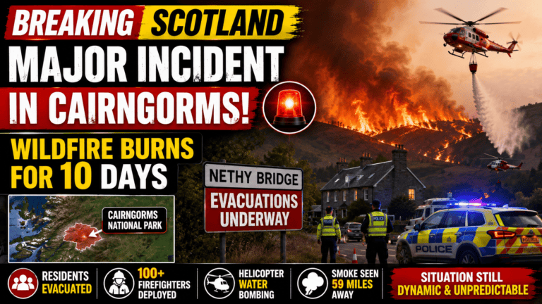 Police Declare 'Major Incident' as Massive Cairngorms Wildfire Forces Evacuations in Scotland