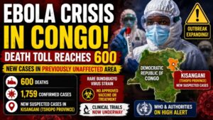 Ebola Death Toll in Congo Reaches 600