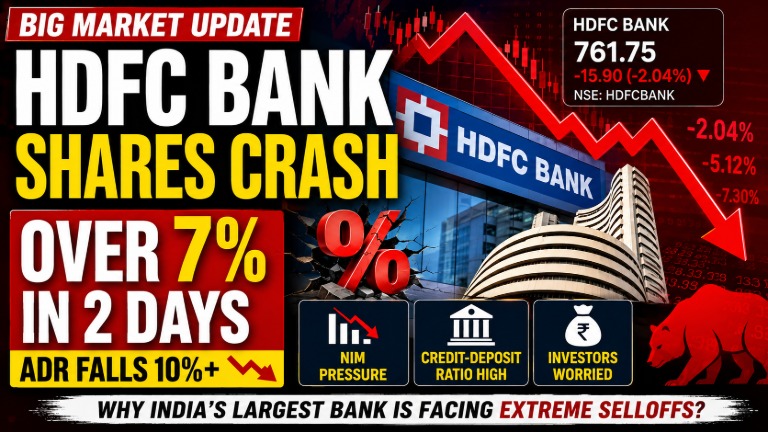HDFC Bank Shares Crash Over 7% in 2 Days