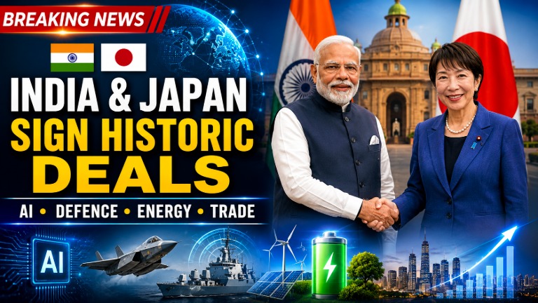 India & Japan Sign Historic AI, Defence and Energy Deals