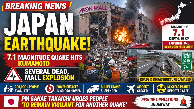 Japan Earthquake 2026: Several Feared Dead After 7.1 Magnitude