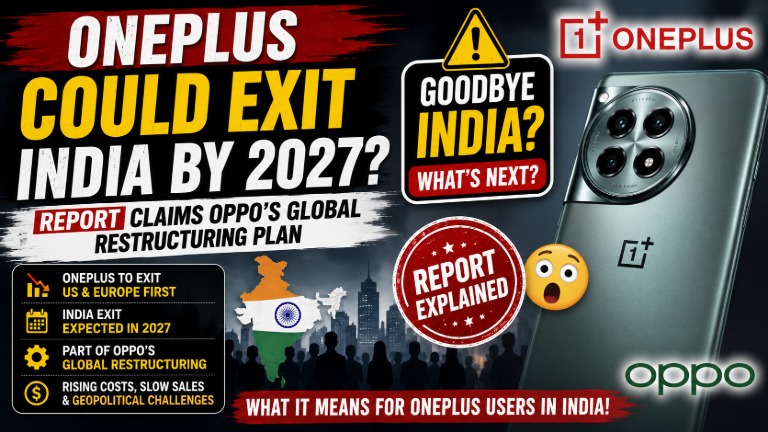 OnePlus Could Exit India by 2027