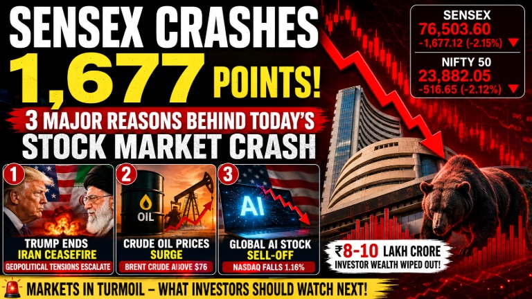 Sensex Crashes