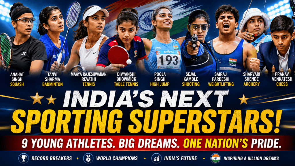 India's Rising Sports Stars: 9 Junior Athletes Rewriting India's Sporting Future