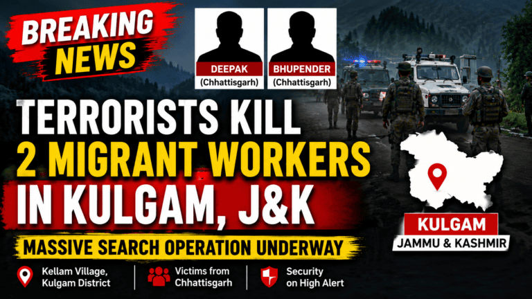 Terrorists Kill Two Migrant Workers in Jammu and Kashmir's Kulgam