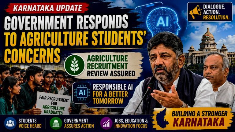 Karnataka Government Responds to Agriculture Recruitment Concerns as AI Takes Center Stage at Bengaluru Innovation Events