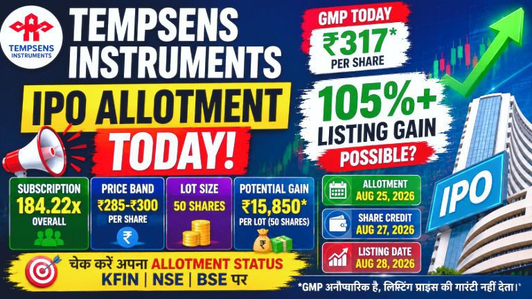 Tempsens Instruments IPO Allotment 2026