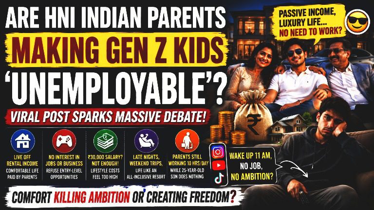 ‘HNI Parents Are Making Gen Z Unemployable’