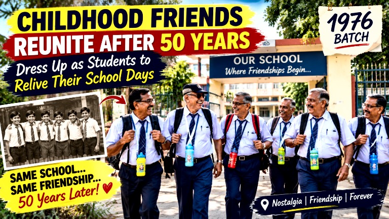 Childhood Friends Reunite After 50 Years